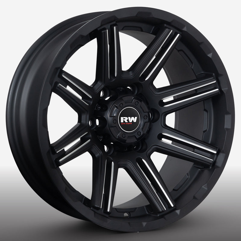 RW® - 17x9 6X139.7 ET0 CB110 SMATE BLACK/MILLING