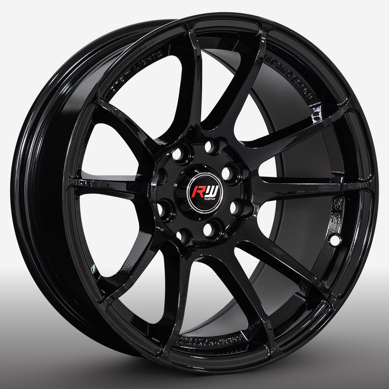 RW® - 15X8.25 4X100/4X114.3 ET20 CB73.1 BLACK