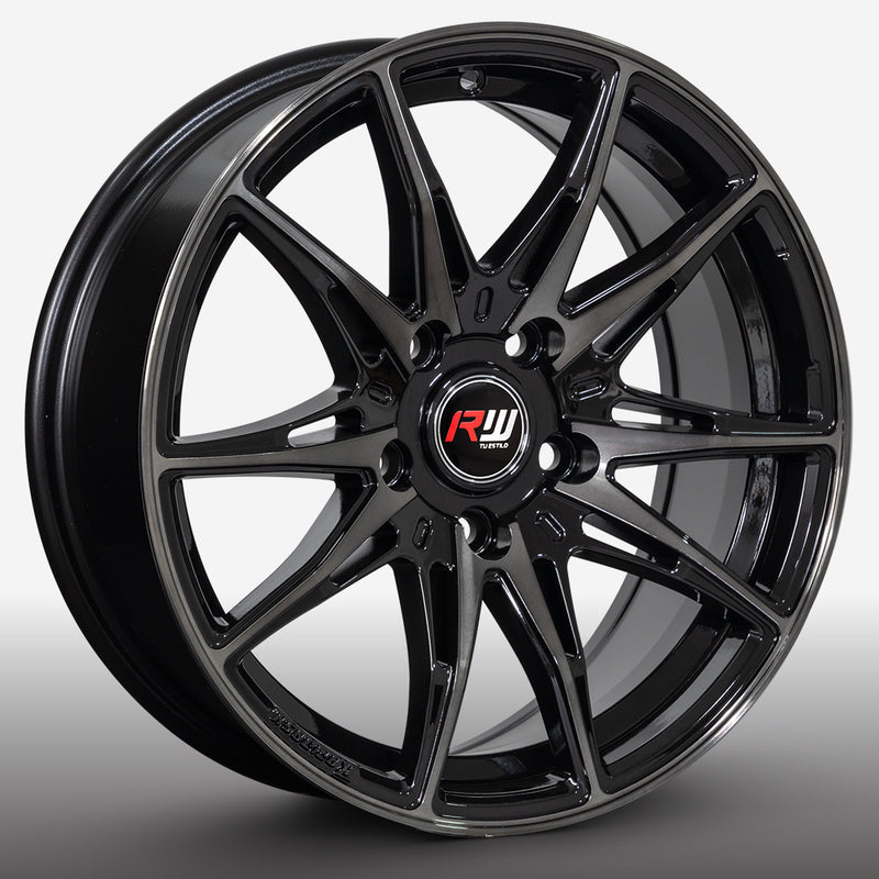 RW® - 16x7 5X114.3 ET30 CB73.1 BLACK MACHINE BLACK