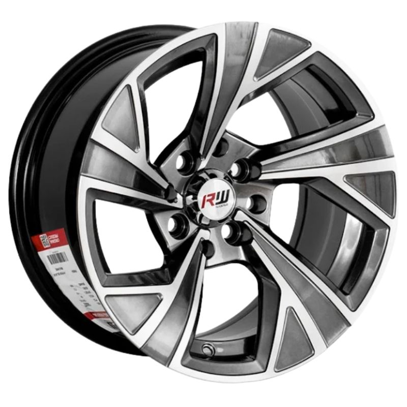 Aro RW® - 14X7 100/114.3X8 ET-10 CB73.1 HYPER BLACK MACHINE - SKU 803.162736