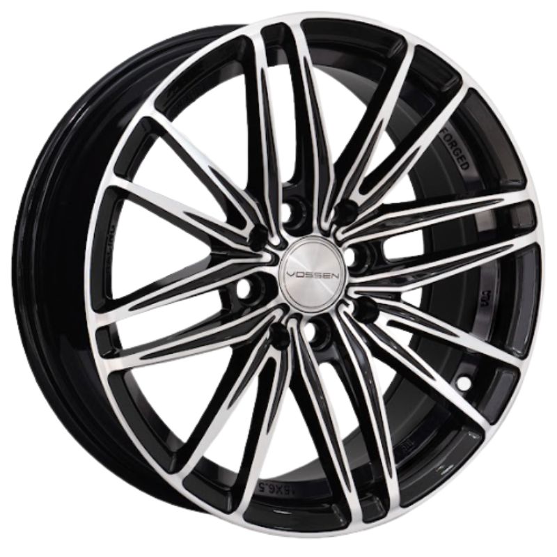 RW® - 15X6.5 4X100/4X114.3 ET35 CB73.1 BLACK MACHINED/ UND
