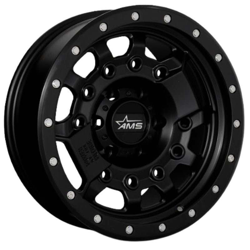 RW® - 17X9.0 6X139.7 ET0 CB110.1 SATIN BLACK/RIVETS