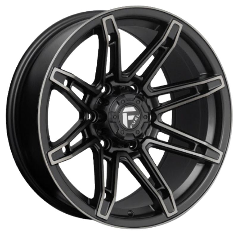 RW® - 17X9.0 6X139.7 ET0 CB106.1 SATIN BLACK/MACHINE BLACK