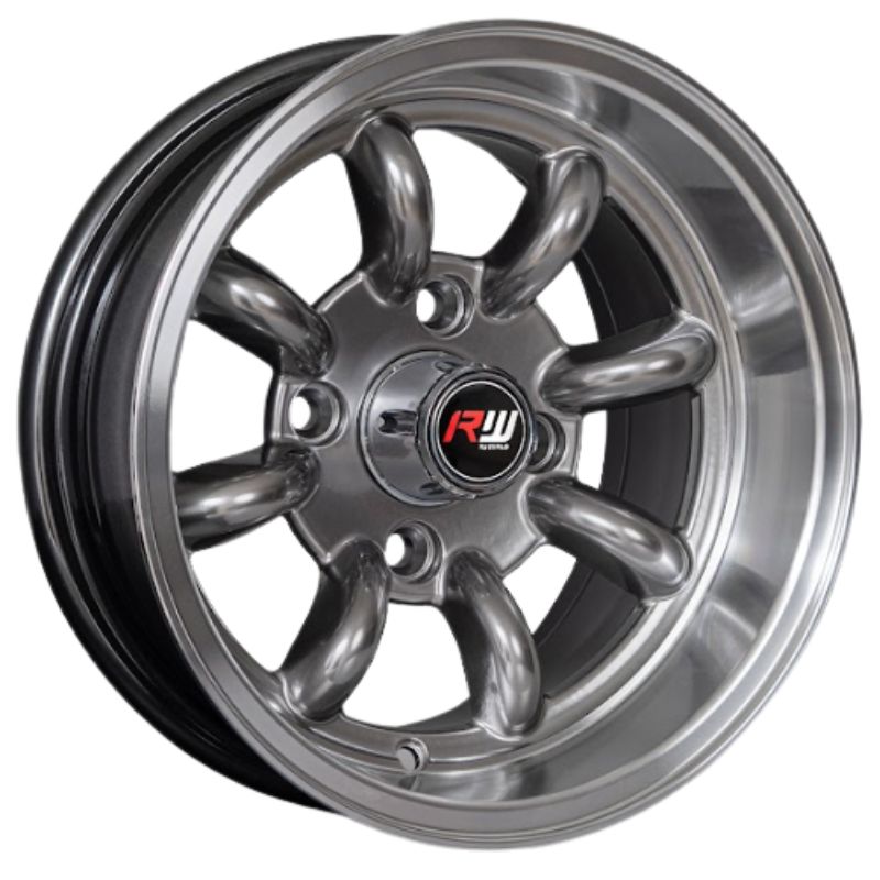 RW® - 13X7.0 4X114.3 ET-7 CB73.1 HB/LIP POLISHED
