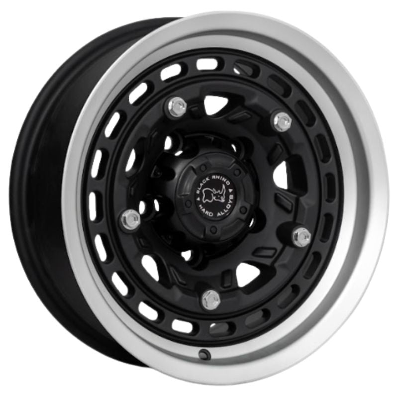 RW® - 16X8.0 6X139.7 ET0 CB110 SATIN BLACK/LIP POLISHED
