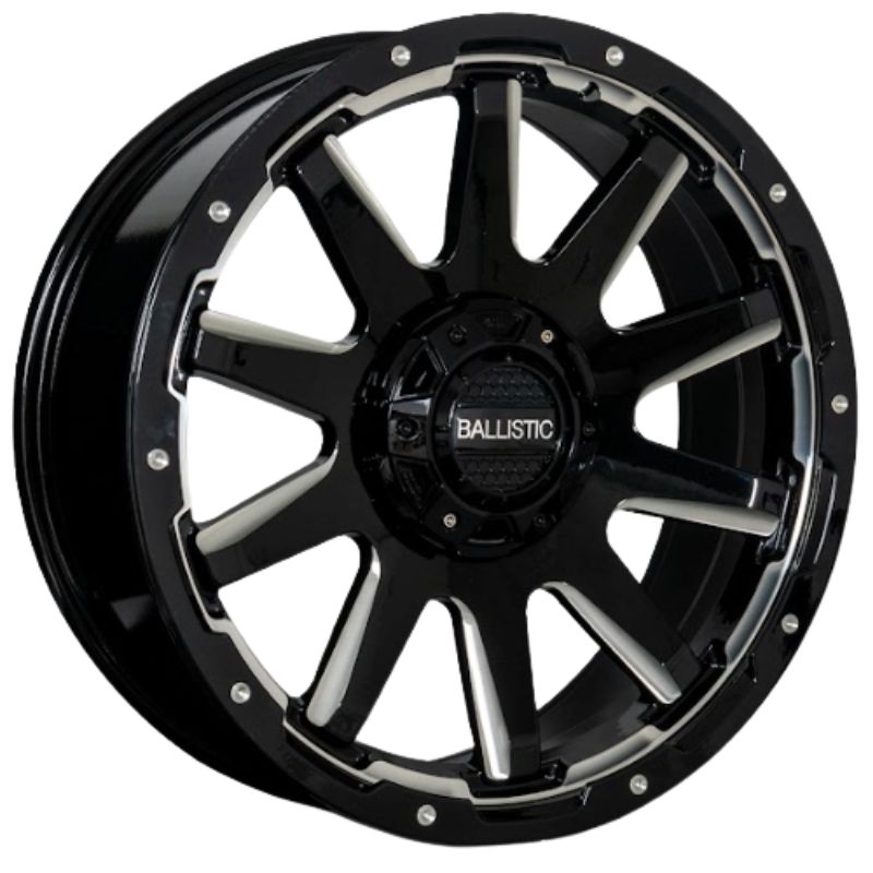 RW® - 20X9.0 135/139.7 ET0 CB110 BLACK MILLING/MILLED D