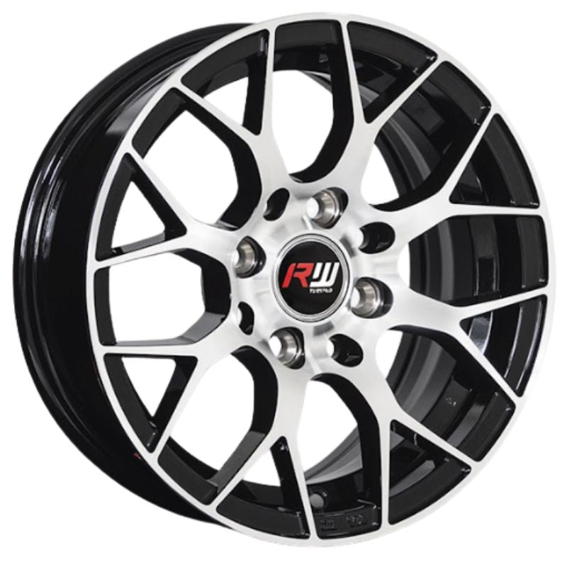 RW® - 13X5.5 8X100/114.3 ET30 CB73.1 BLACK MACHINED-2