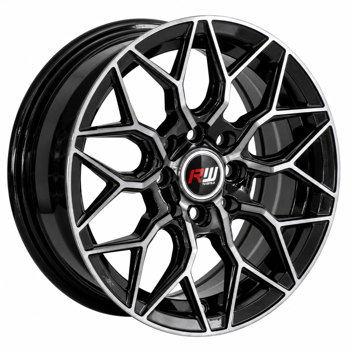 Aro RW® - 14X6 100/114.3X8 ET35 CB73.1 BLACK/MACHINE BLACK - SKU 803.164061