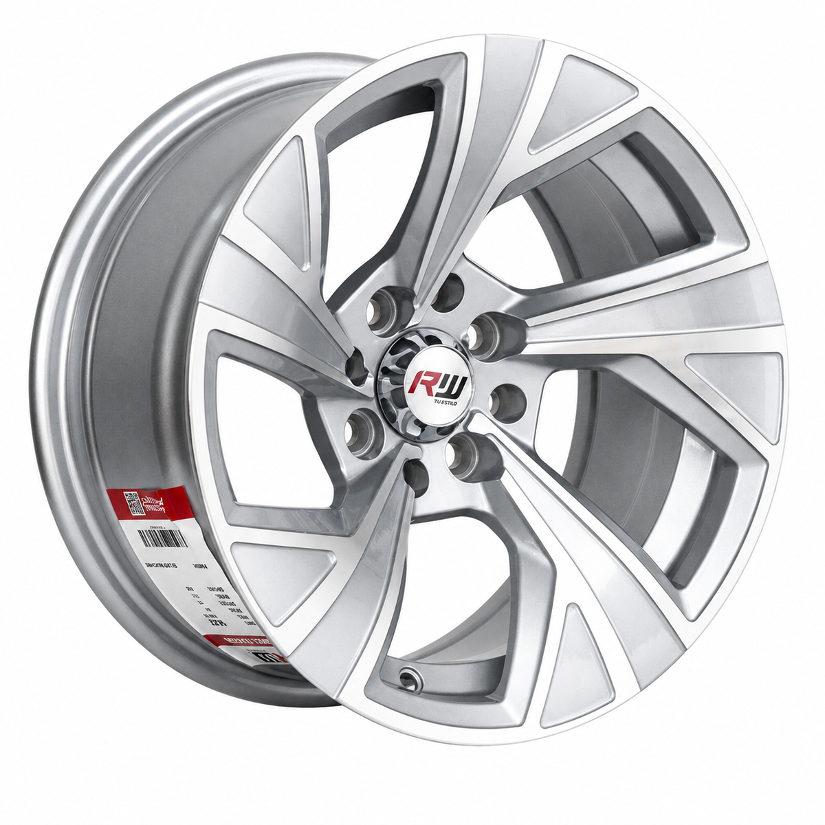 Aro RW® - 14X7 100/108X8 ET-10 CB73.1 SILVER MACHINE - SKU 803.164205