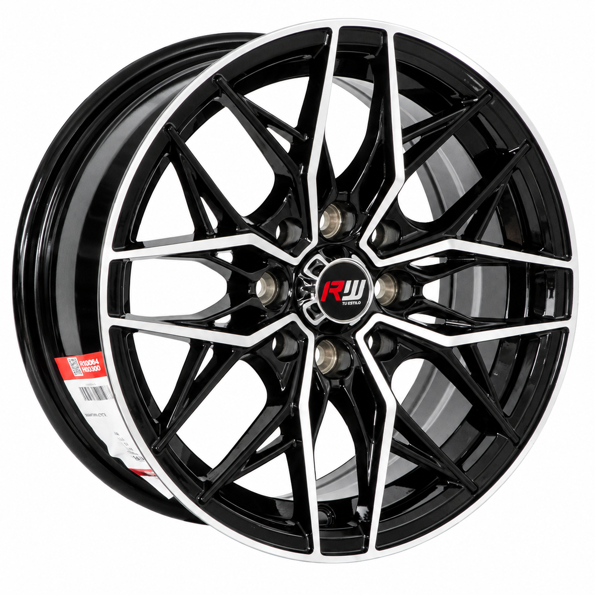 Aro RW 14X6 BLACK MACHINE sobre fondo blanco - SKU 803.164263