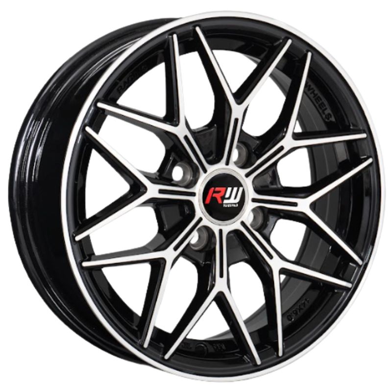 RW® - 14X6.0 4X100 ET35 CB73.1 BLACK MACHINED