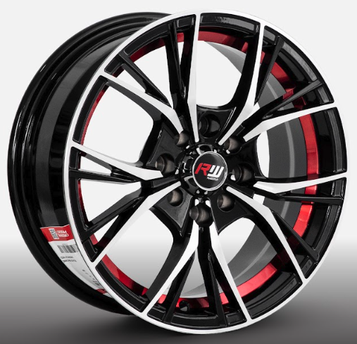ARO 14X6 100/114.3X8 ET35 CB73.1 BLACK/MACHINE RED/UND