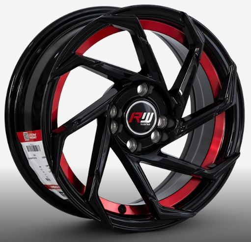 ARO 14X6 100X3/100X4 ET20 CB73.1 BLACK/UNDERCUT RED