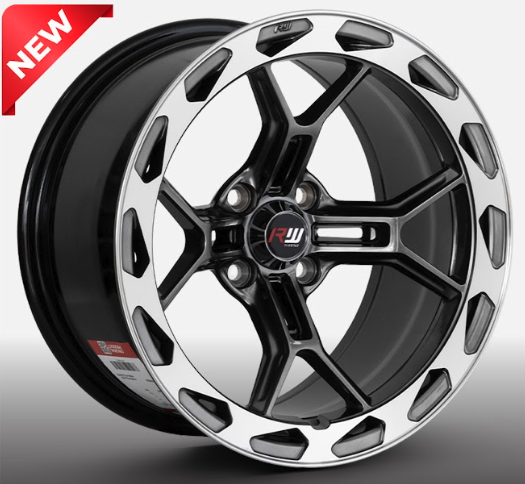 ARO 15X8 100X4 ET-5 CB73.1 HYPER BLACK/RING POLISH
