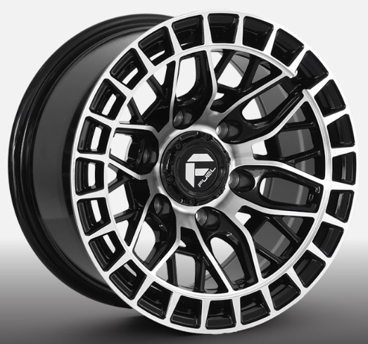 ARO 15X8 139.7X6 ET-10 CB110.5 BLACK MACHINE/RING POLI