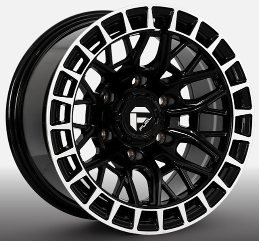 ARO 15X8 139.7X6 ET-10 CB110.5 BLACK/RING POLISH