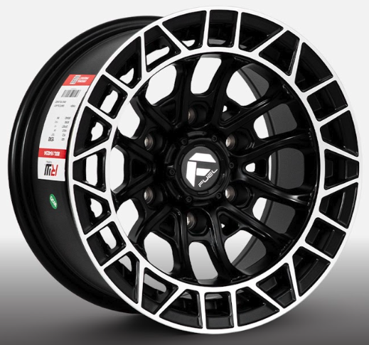 ARO 15X8 139.7X6 ET-10 CB110.5 SMATE BLACK/RING POLISH
