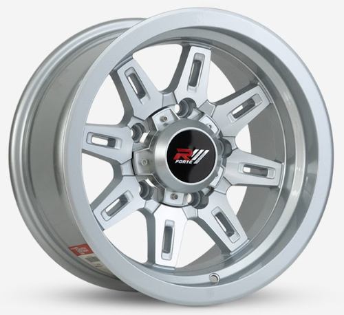 ARO 15X8.5 139.7X5 ET-10 CB110.5 SILVER MACHINE