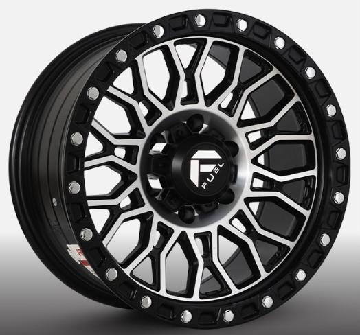 ARO 17X9 139.7X6 ET-12 CB110.5 SMATE BLACK MACHINE/RIV