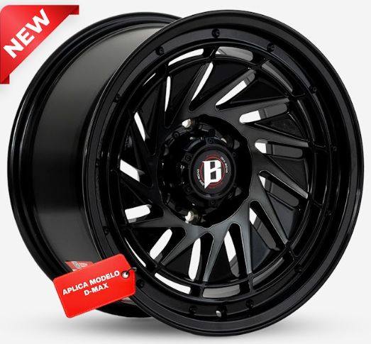 ARO 17X9 139.7X6 ET-5 CB110.5 BLACK/MACHINE BLACK/RIVE