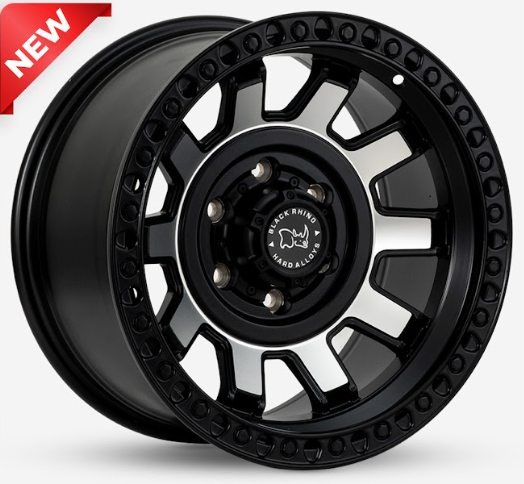 ARO 17X9 139.7X6 ET-5 CB110.5 SMATE BLACK MACHINE