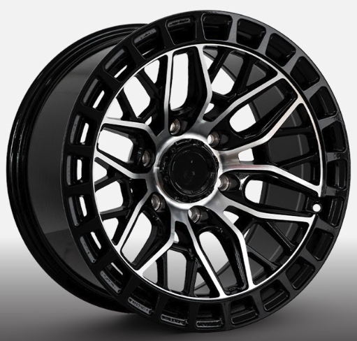 ARO 17X9 139.7X6 ET0 CB110 BLACK MACHINE/RING BLACK