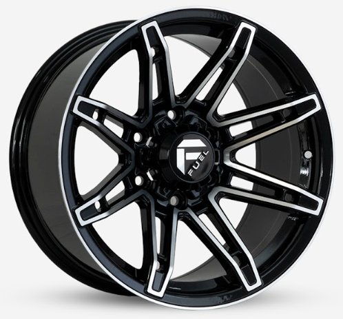 ARO 17X9 139.7X6 ET0 CB110.5 BLACK MACHINE