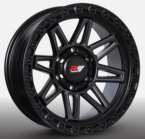 ARO 17X9 139.7X6 ET0 CB110.5 BLACK/MACHINE BLACK/RING