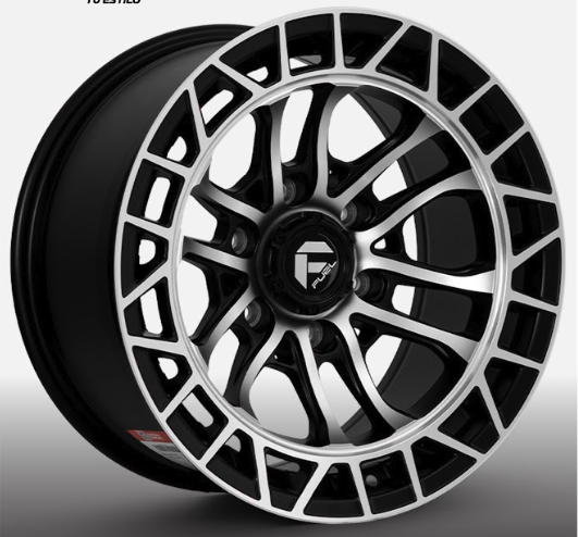 ARO 17X9 139.7X6 ET0 CB110.5 SMATE BLACK MACHINE/RING