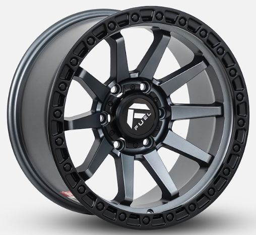 ARO 17X9 139.7X6 ET0 CB110.5 SMATE GUN METAL/RING BLAC