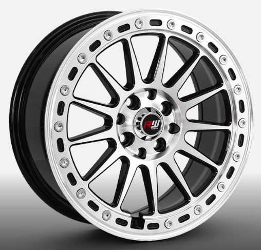 ARO 16X7 100/114.3X8 ET38 CB73.1 BLACK MACHINE/RING PO