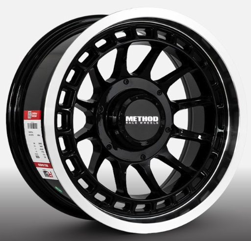 ARO 16X8 130/139.7X12 ET-10 CB100.1 BLACK/LIP POLISH