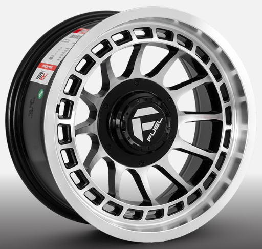 ARO 16X8 135/139.7X10 ET-10 CB110.5 BLACK MACHINE/LIP