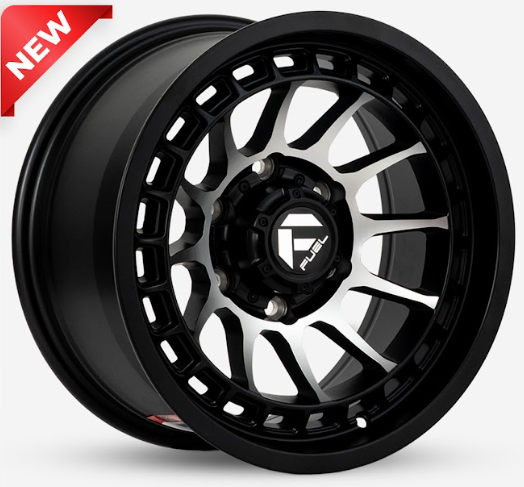 ARO 16X8 139.7X6 ET-10 CB110.5 SMATE BLACK MACHINE/LIP