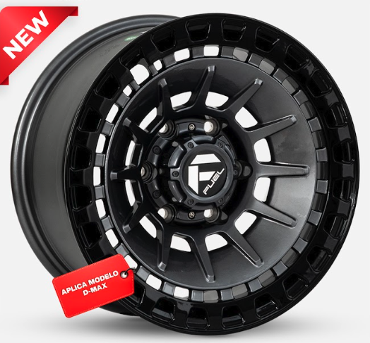 ARO 16X8 139.7X6 ET-5 CB 110.5 DARK GUN METAL/RING BLA