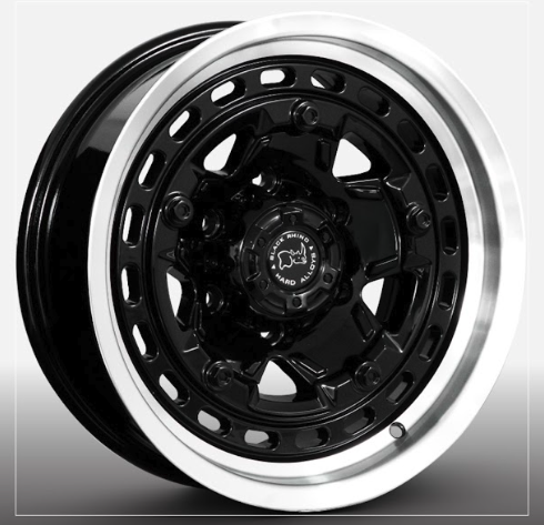 ARO 16X8 139.7X6 ET0 CB106.1 BLACK/LIP POLISH