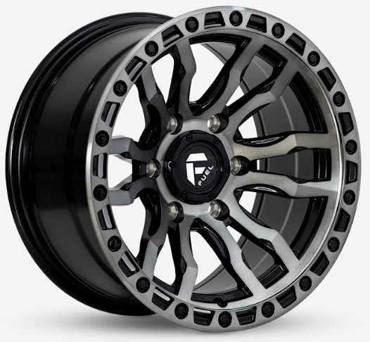 ARO 16X8.5 139.7X6 ET0 CB73.1 BLACK/MACHINE BLACK