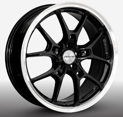 ARO 17X7.5 100X5 ET40 CB73.1 BLACK/LIP POLISH