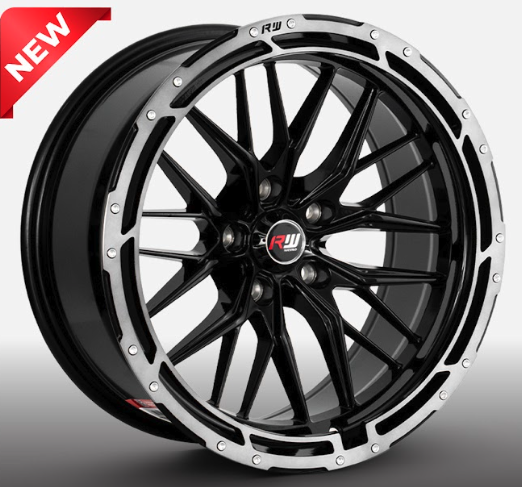 ARO 17X8 114.3X5 ET-5 CB73.1 BLACK/RING POLISH BLACK/R