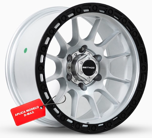 ARO 17X9 139.7x6 ET-12 CB106.1 SILVER/RING SMATE BLACK