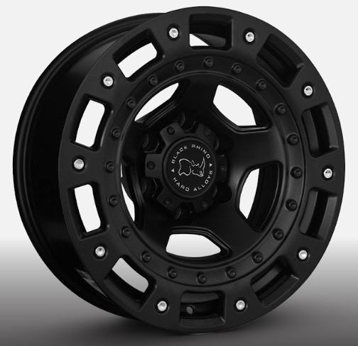 ARO 17X9 139.7X6 ET-12 CB106.1 SMATE BLACK/RIVET