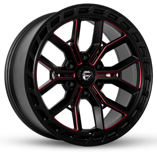 ARO 20X9 139.7X6 ET0 CB108.1 SMATE BLACK/MILLING RED