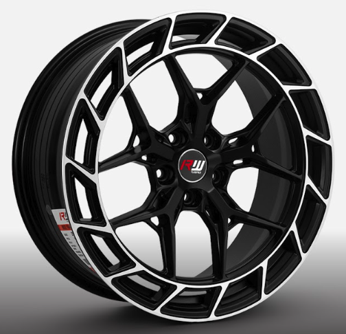 ARO 20X8.5 114.3X5 ET35 CB73.1 SMATE BLACK/RING POLISH