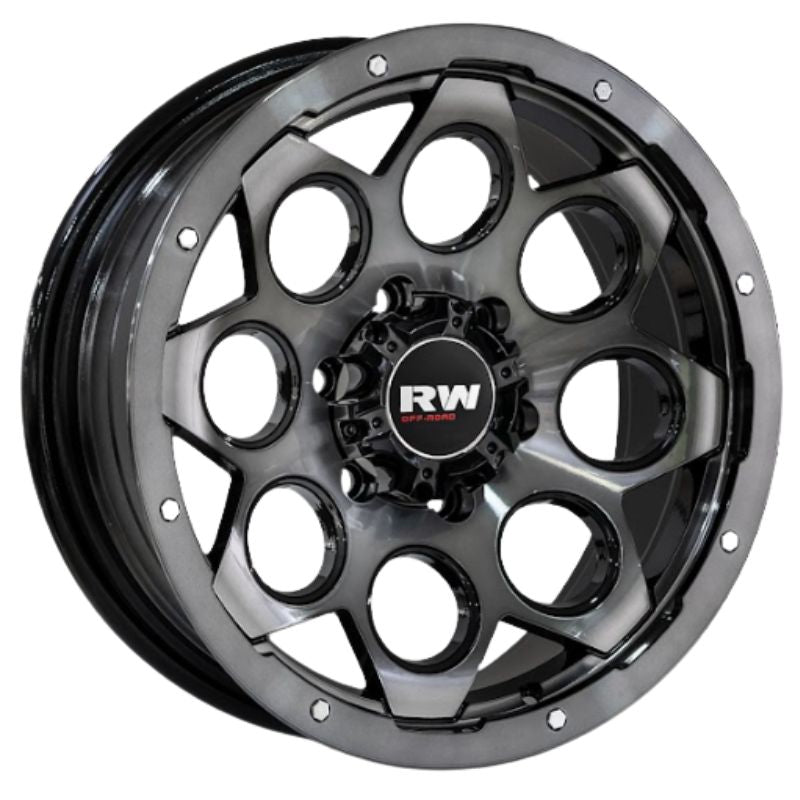 RW® - 17X9.0 6x139.7 ET0 CB110.5 BLACK/BLACK MACHINED