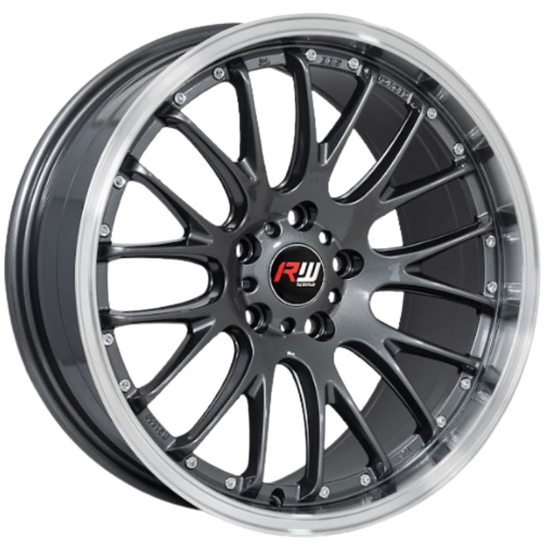 RW® - 18X8.5 5X114.3 ET35 CB73.1 GM/LIP POLISHED