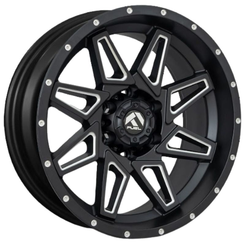 RW® - 18X9 6X139.7 ET0 CB110.1 SMATE BLACK MILLING/MILLE