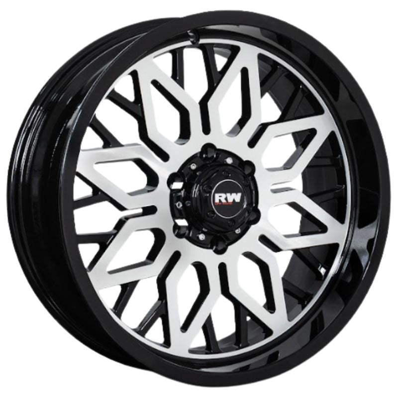 RW® - 20X9 6X139.7 ET0 CB110 BLACK MACHINE