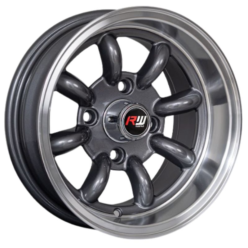 RW® - 13X7 4X114.3 ET-7 CB73.1 GM/LIP POLISHED