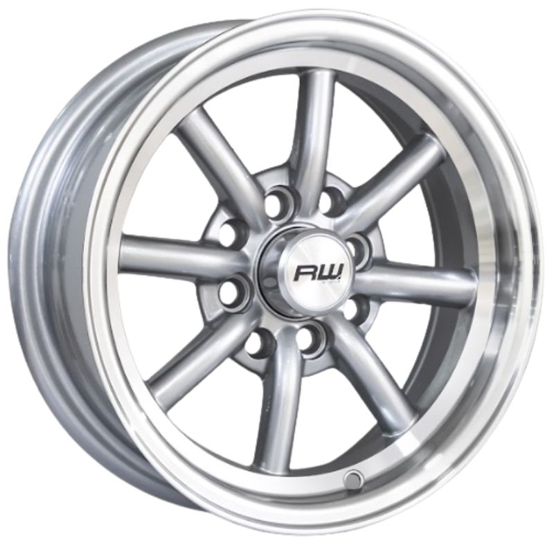 RW® - 13X6.5 4X100/4X114.3ET15 CB73.1 SILVER/LP