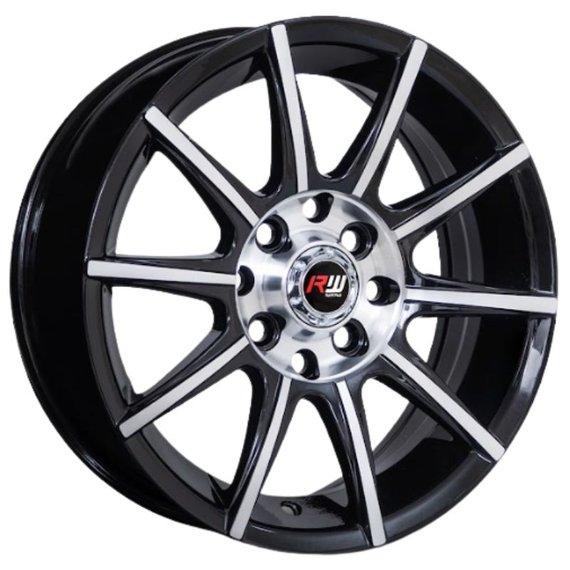 RW® - 14X6 4X100/4X114.3 ET35 CB73.1 BLACK MACHINED